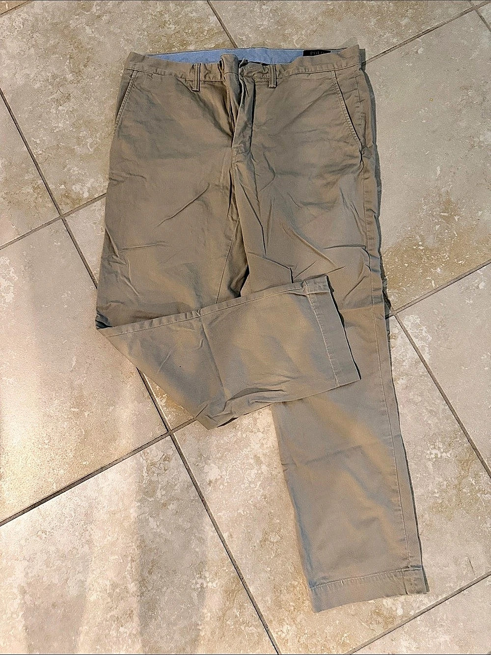 Polo Ralph Lauren The Polo Chino Stretch Straight Fit Khaki Chinos Waist 34/30